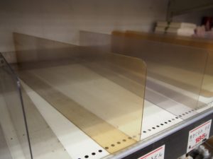 うどんやそば、スパゲッティなどの乾麺が完売